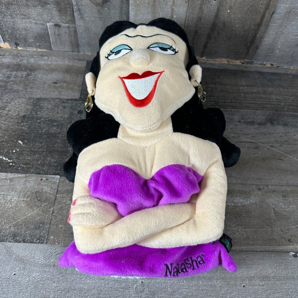 Vintage Natasha Fatale Winning Edge Golf Club Headcover , Rocky Bullwinklee